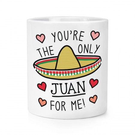 You're The Only Juan For Me Makeup Brush Pencil Pot