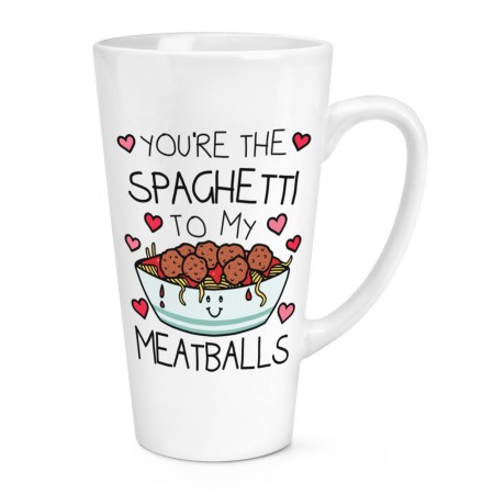You're The Spaghetti To My Meatballs 17oz Large Latte Mug Cup