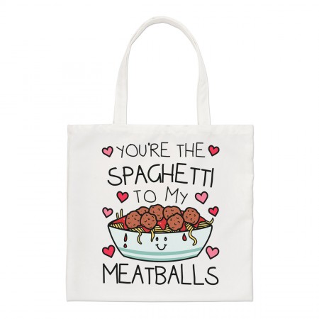 You're The Spaghetti To My Meatballs Regular Tote Bag