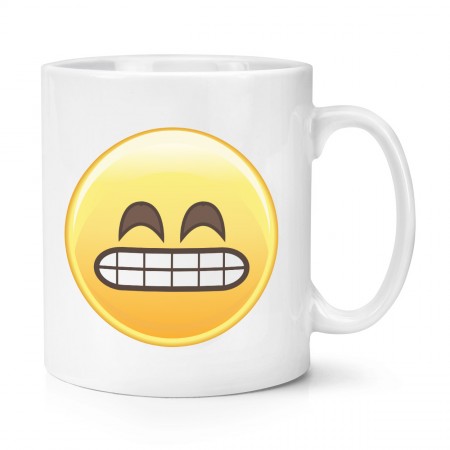 Awkward Teeth Face Emoji 10oz Mug Cup