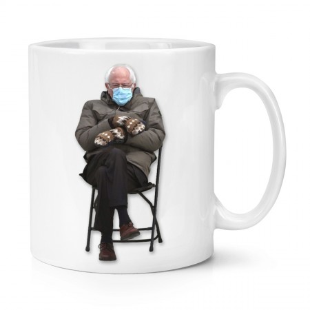 Bernie Sanders Mittens Meme 10oz Mug Cup