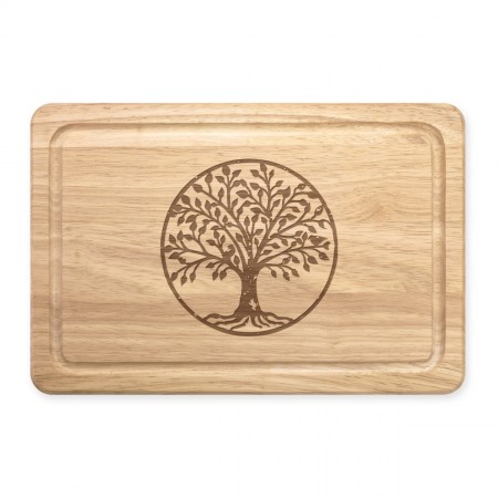 Tree Of Life Family Tree Rectangular Wooden Chopping Board Charcuterie Cheese Meat Serving Board Christmas Custom