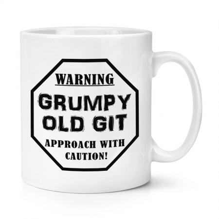 Warning Grumpy Old Git 10oz Mug Cup