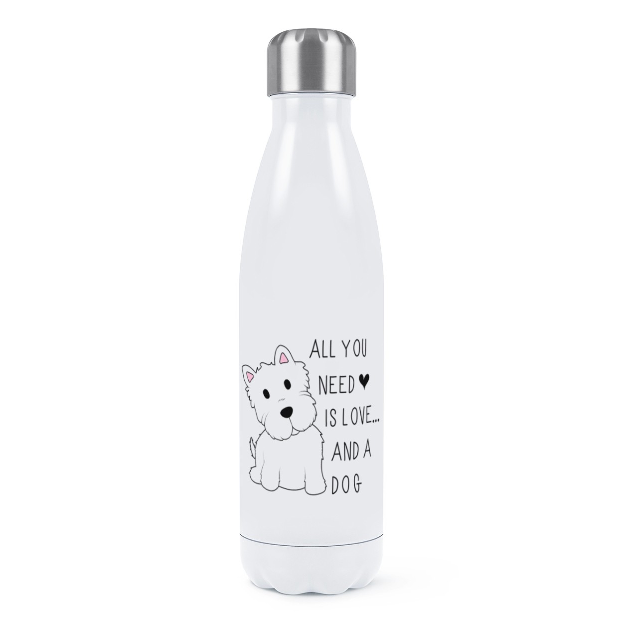 All You Need Is Love And A Dog Double Wall Water Bottle