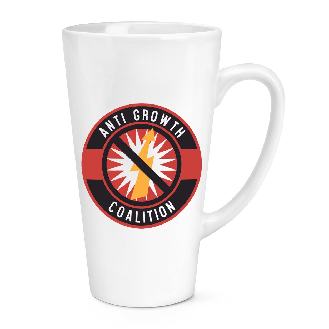 Anti Growth Coalition 17oz Large Latte Mug Cup