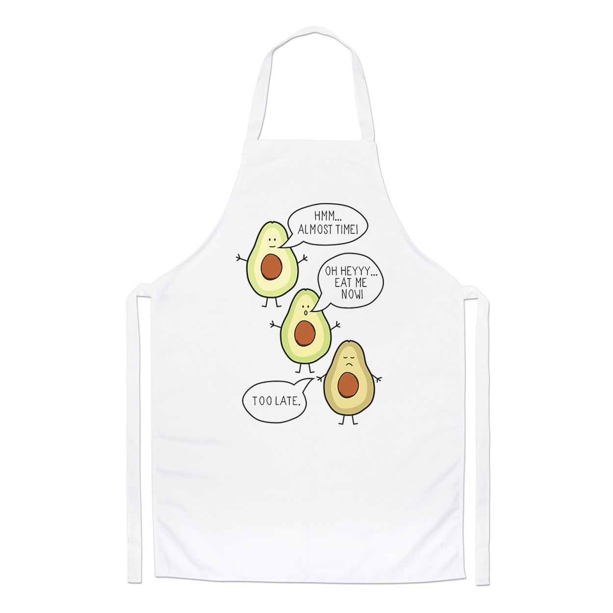 Avocado Eat Me Now Too Late Chefs Apron
