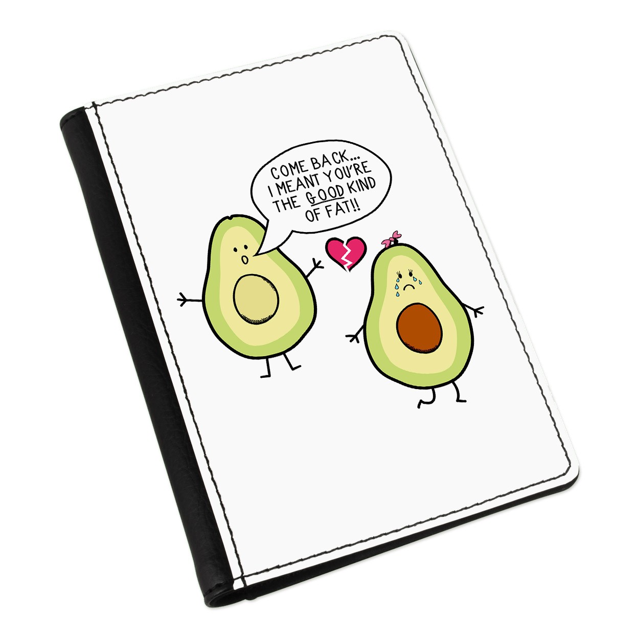 Avocado The Good Kind Of Fat Passport Holder Cover