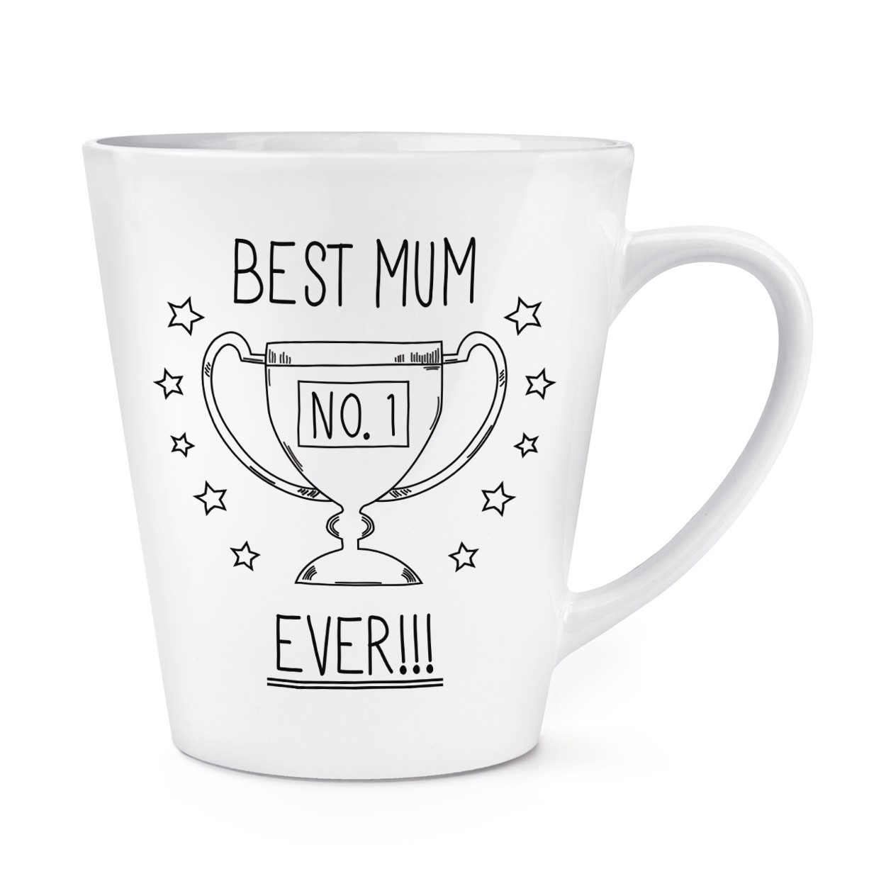 Best Mum Ever No.1 12oz Latte Mug Cup