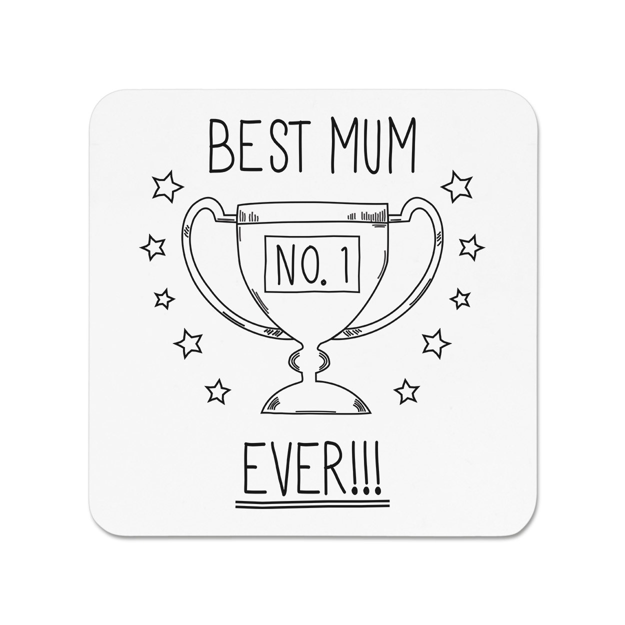Best Mum Ever No.1 Fridge Magnet