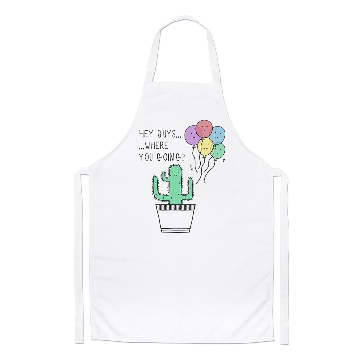 Cactus Hey Guys Where Are You Going Chefs Apron