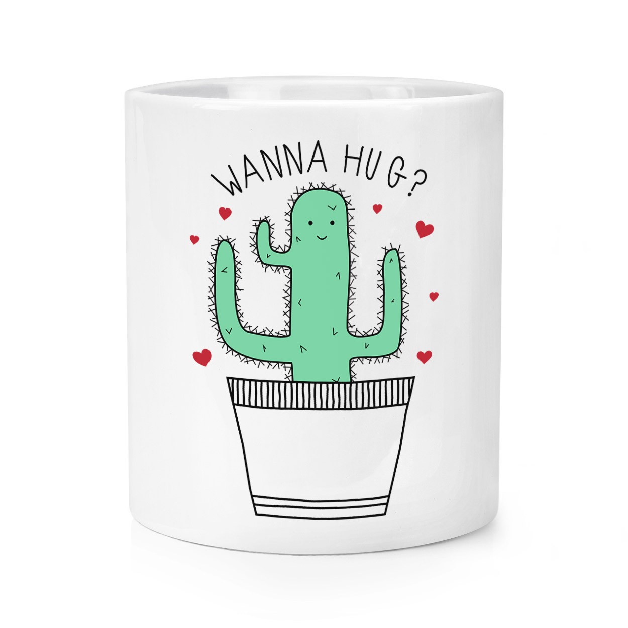 Cactus Wanna Hug Makeup Brush Pencil Pot