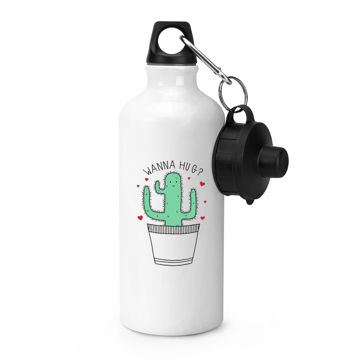 Cactus Wanna Hug Sports Bottle