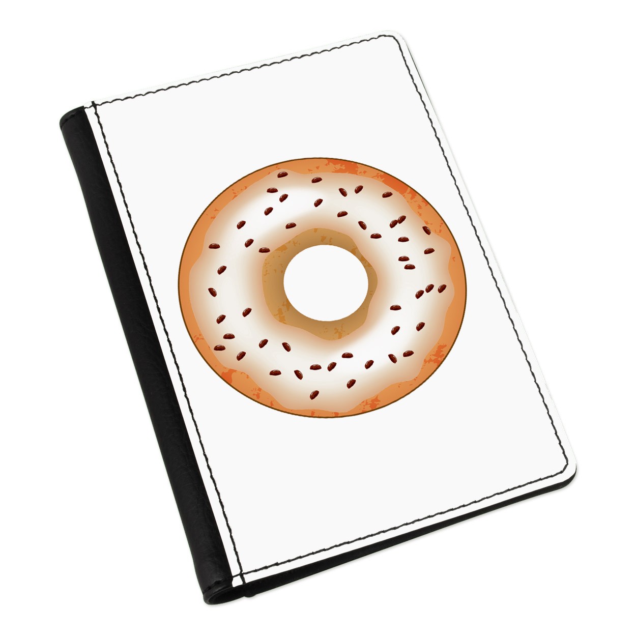 Coffee Glazed Doughnut Donut Passport Holder Cover
