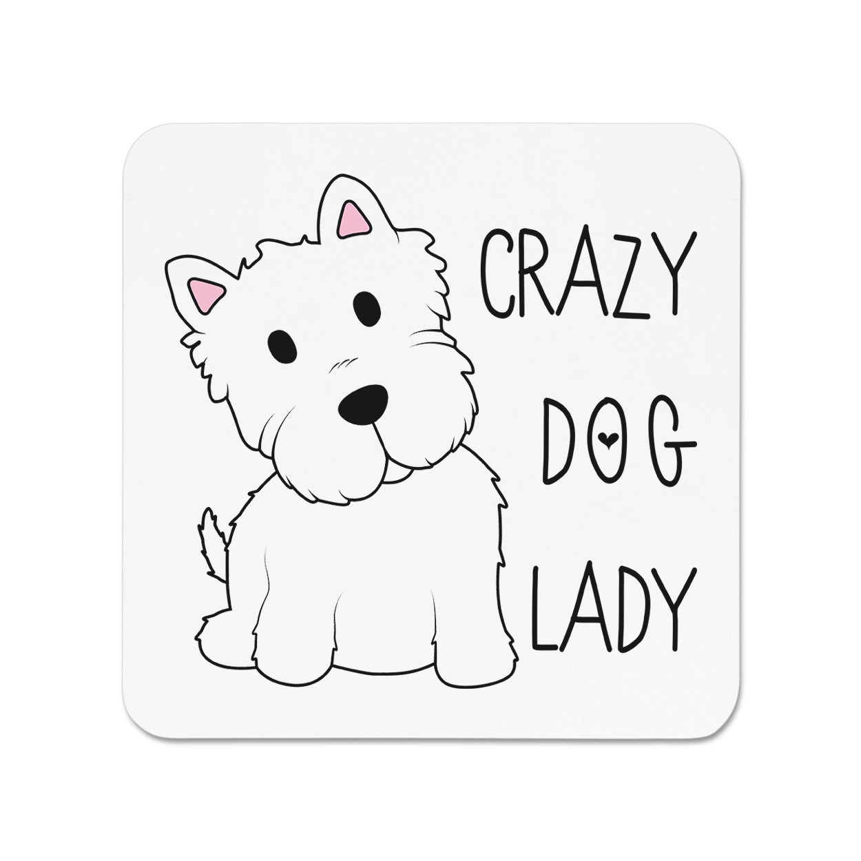 Crazy Dog Lady Fridge Magnet