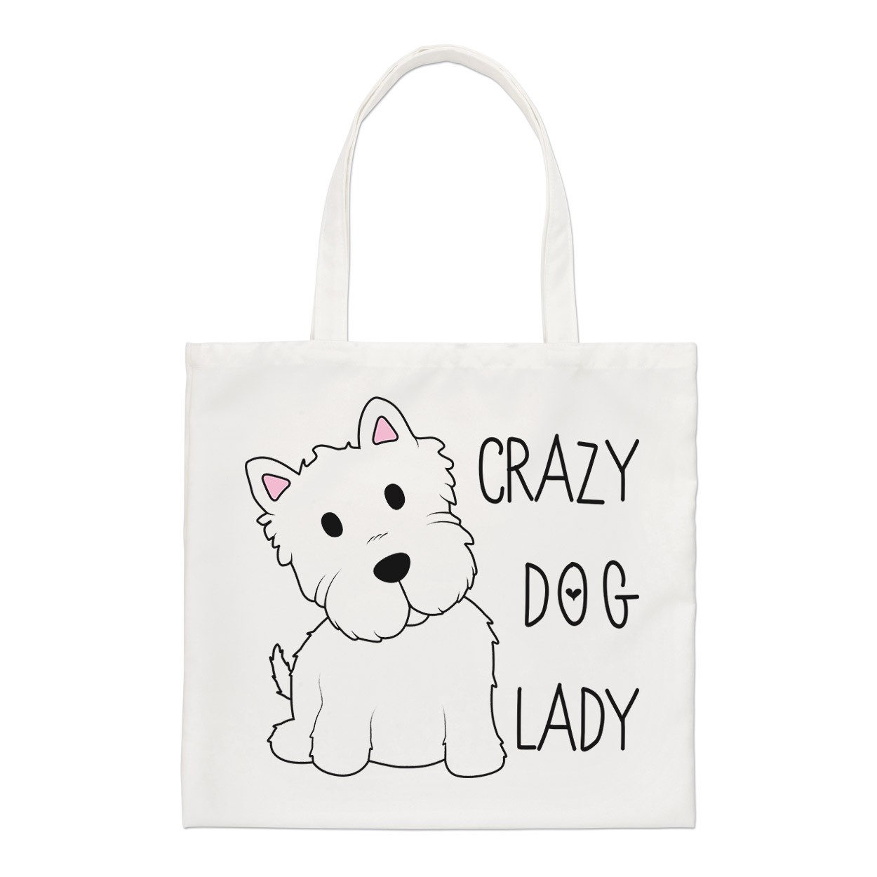 Crazy Dog Lady Regular Tote Bag