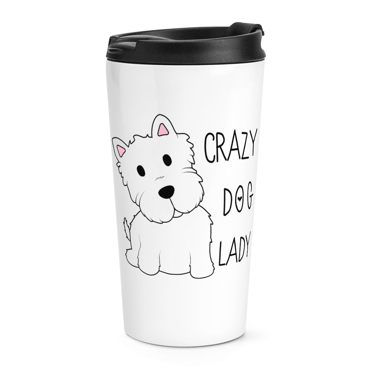 Crazy Dog Lady Travel Mug Cup