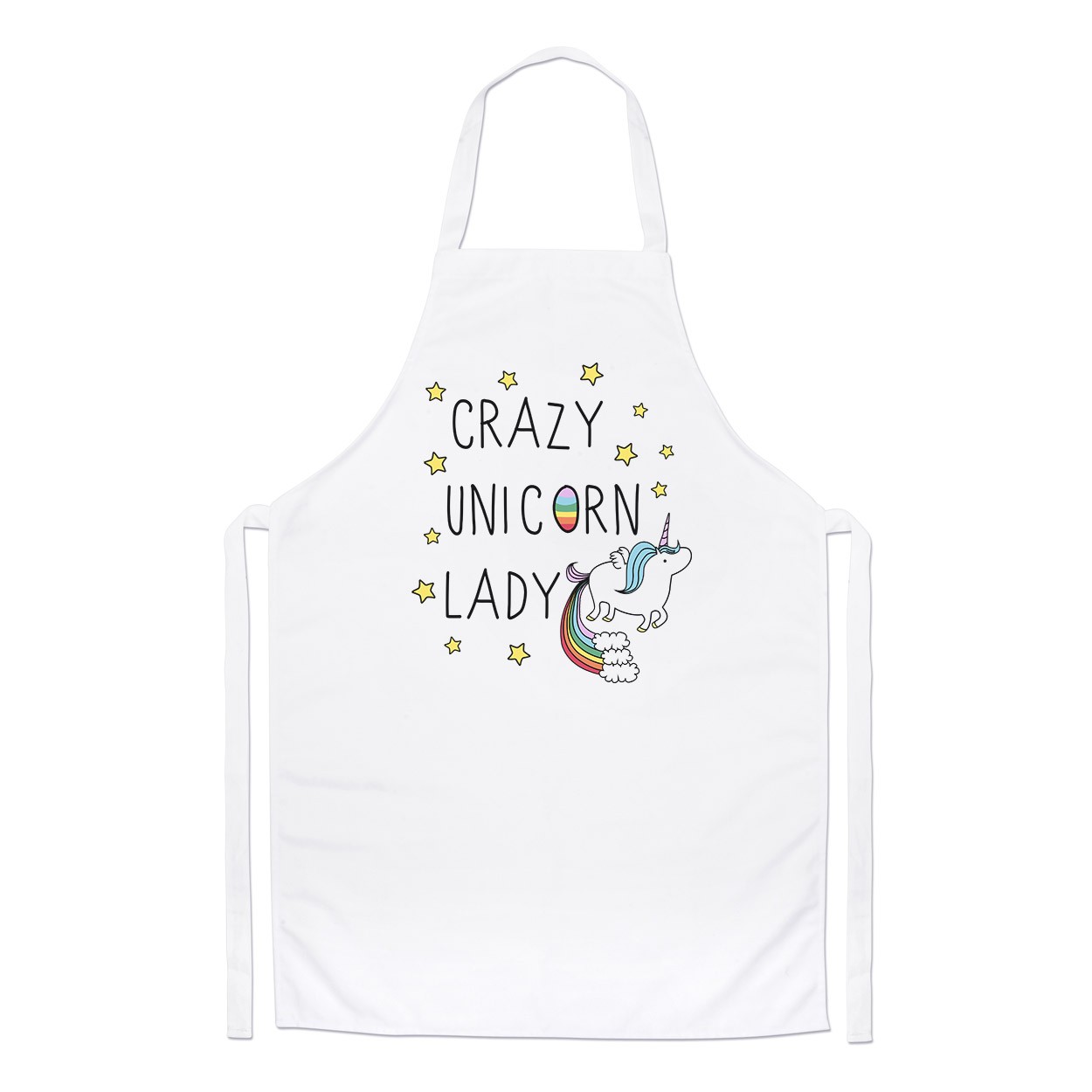 Crazy Unicorn Lady Chefs Apron
