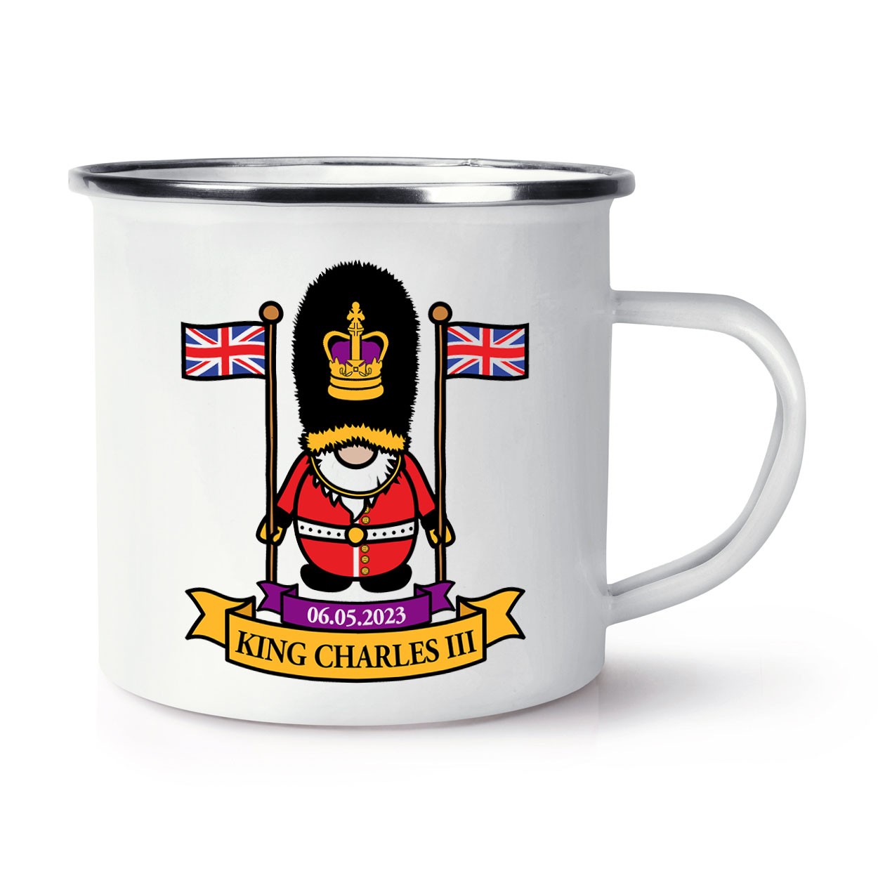 Gonk Beefeater Kings Guard Enamel Mug Cup