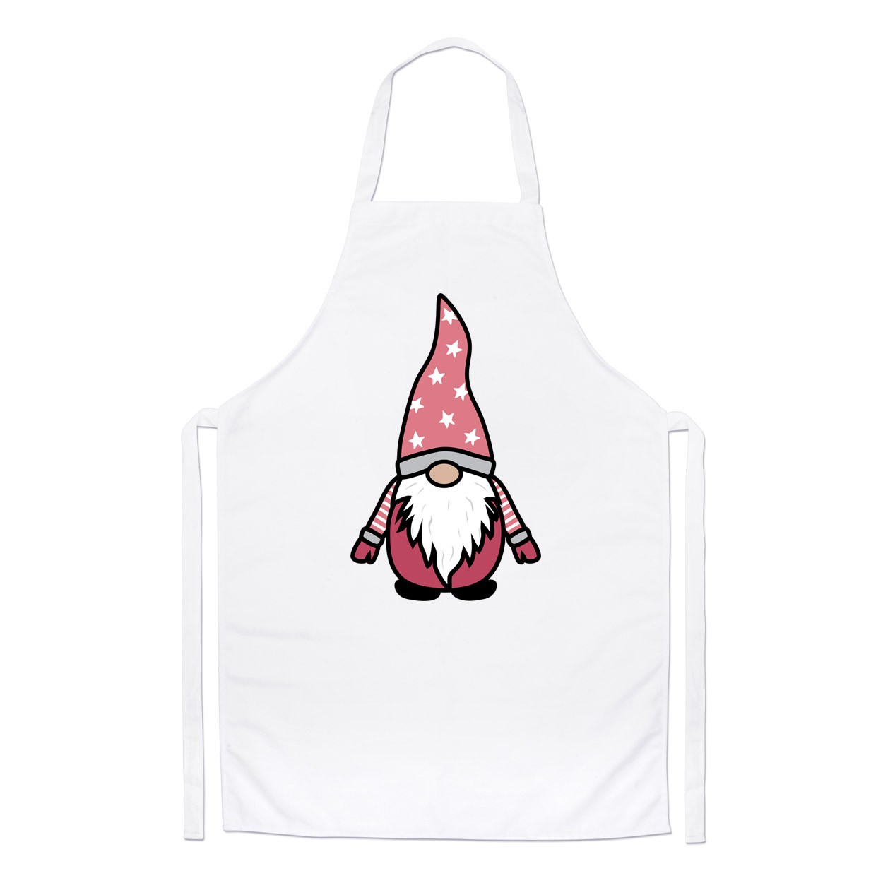 Gonk Gnome Pink Classic Scandi Chefs Apron