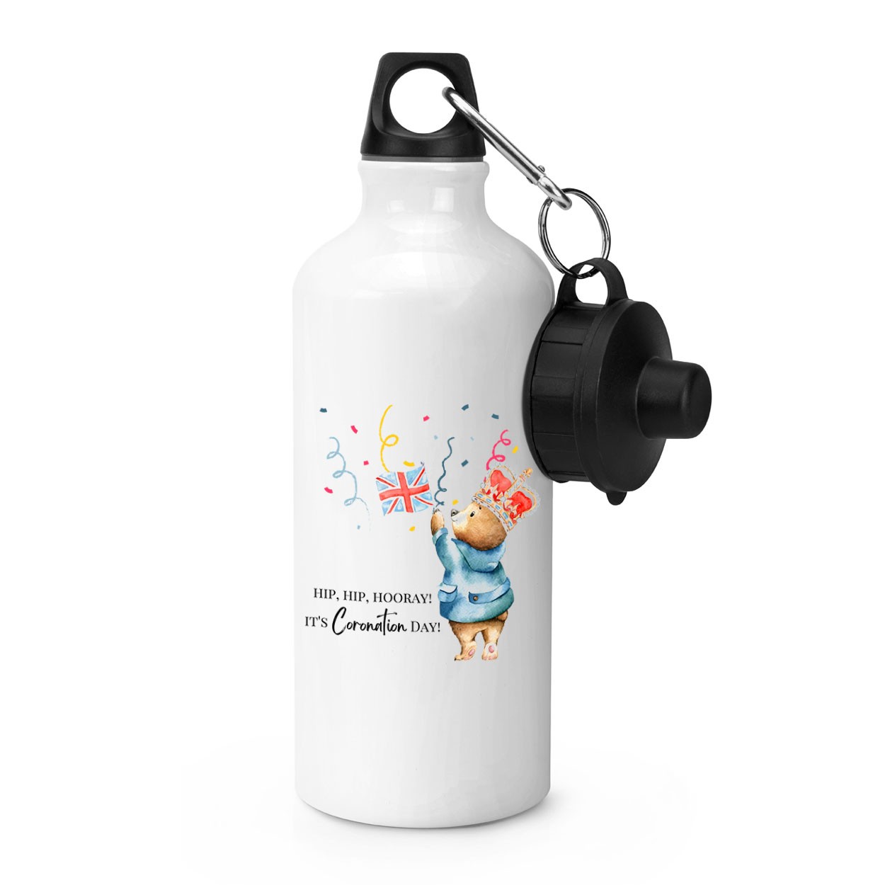 Hip Hip Hooray Coronation Bear Sports Bottle