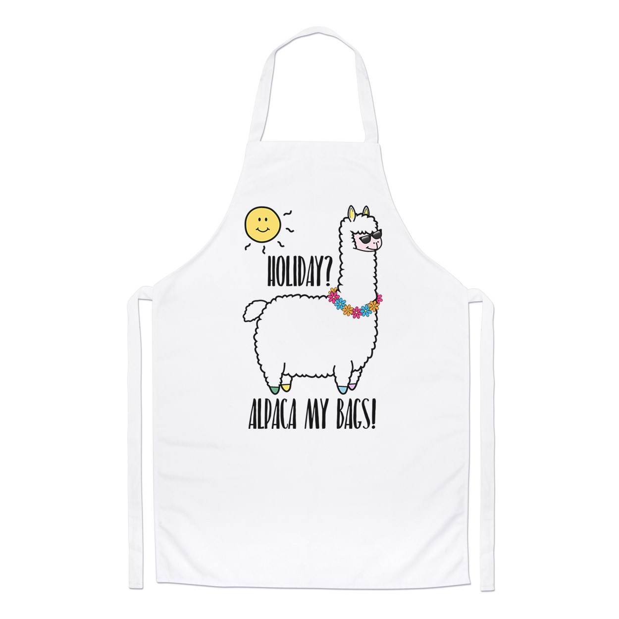Holiday Alpaca My Bags Chefs Apron