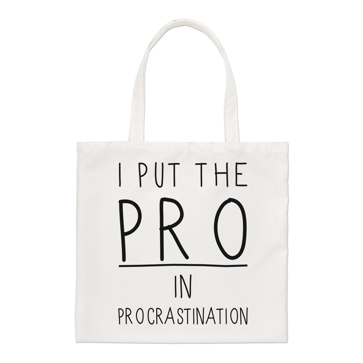 I Put The Pro In Procrastination Regular Tote Bag