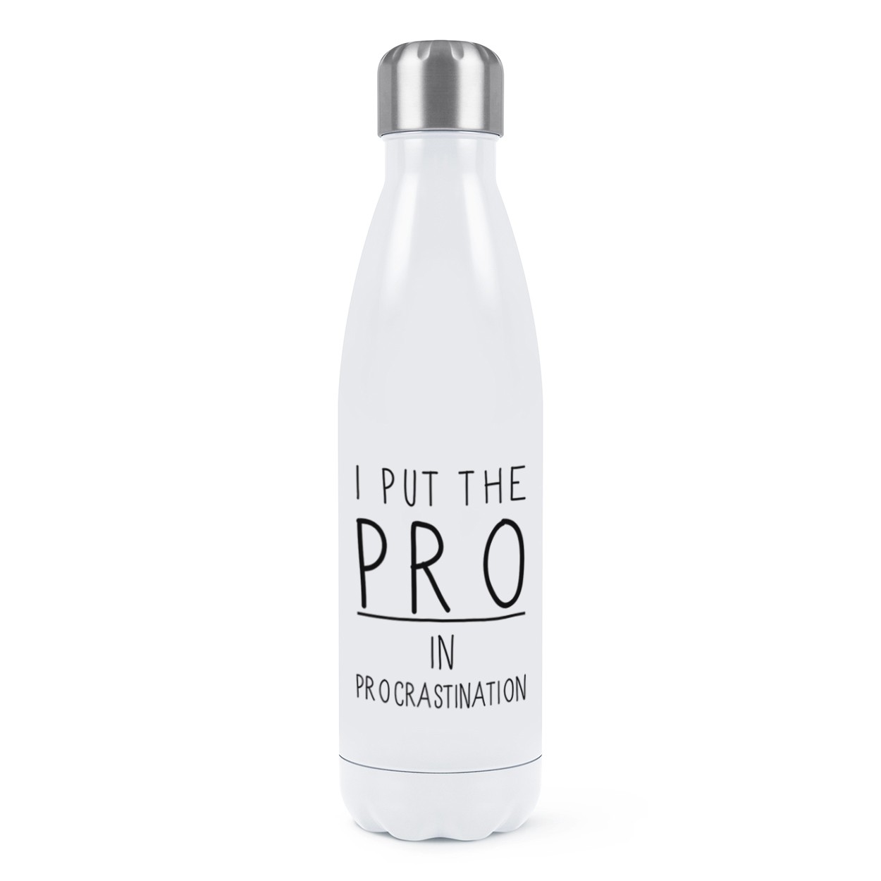I Put The Pro In Procrastination Double Wall Water Bottle
