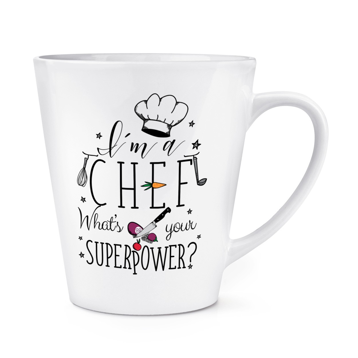 I'm A Chef What's Your Superpower 12oz Latte Mug Cup
