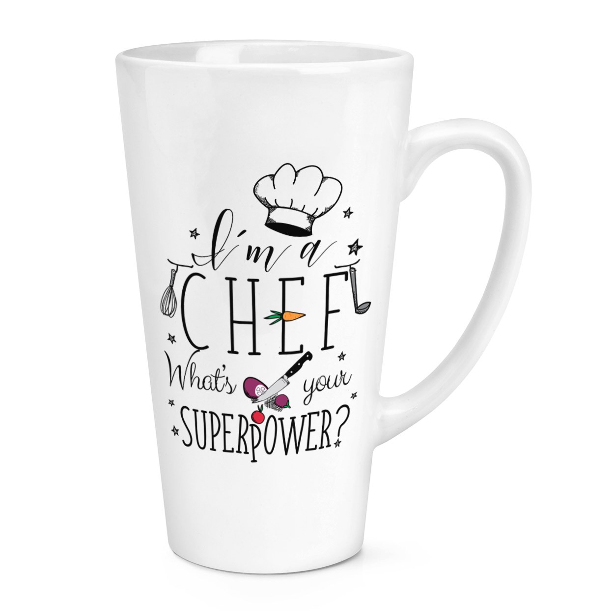 I'm A Chef What's Your Superpower 17oz Large Latte Mug Cup