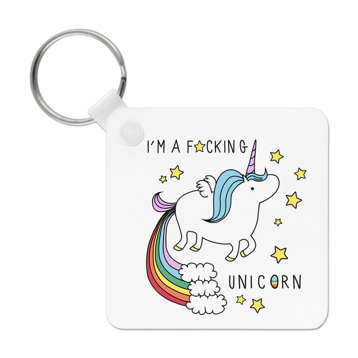I'm A F-cking Unicorn Keyring Key Chain