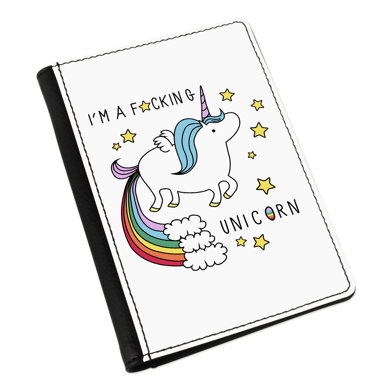 I'm A F-cking Unicorn Passport Holder Cover
