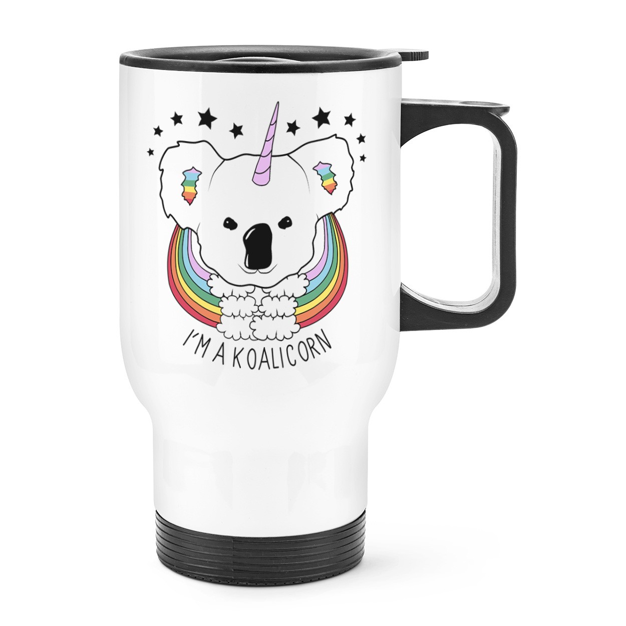 I'm A Koalicorn Unicorn Travel Mug Cup With Handle