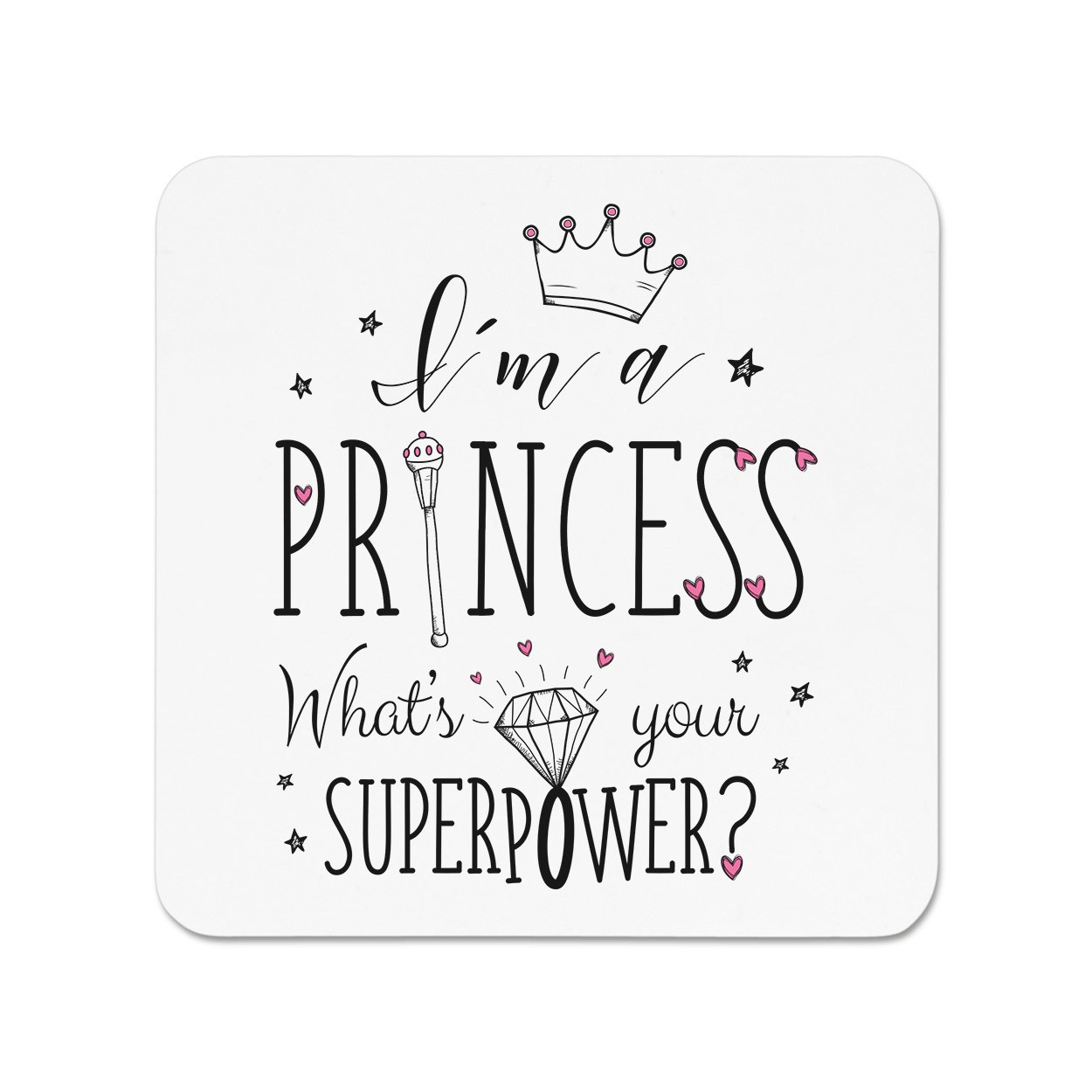 I'm A Princess What's Your Superpower Fridge Magnet