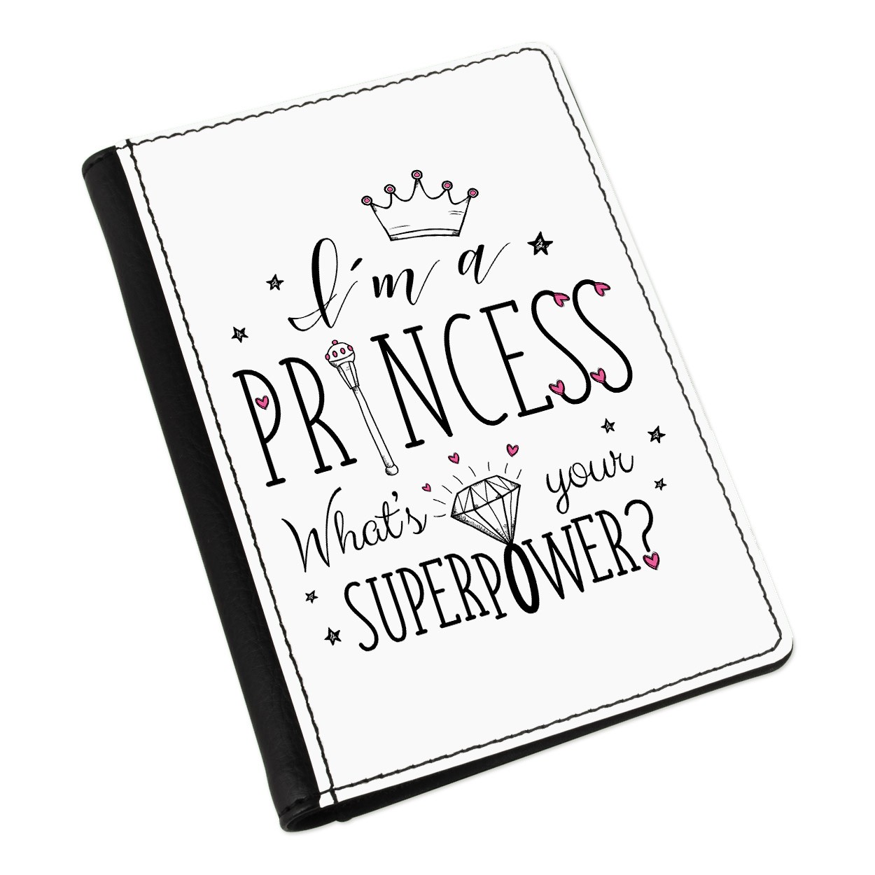 I'm A Princess What's Your Superpower Passport Holder Cover