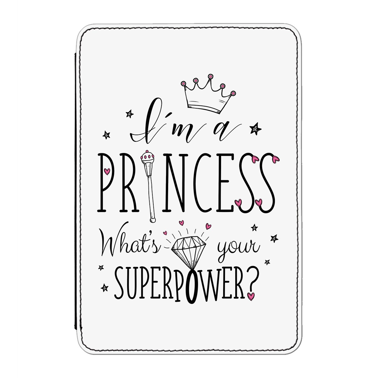 I'm A Princess What's Your Superpower Case Cover for Kindle 6" E-reader
