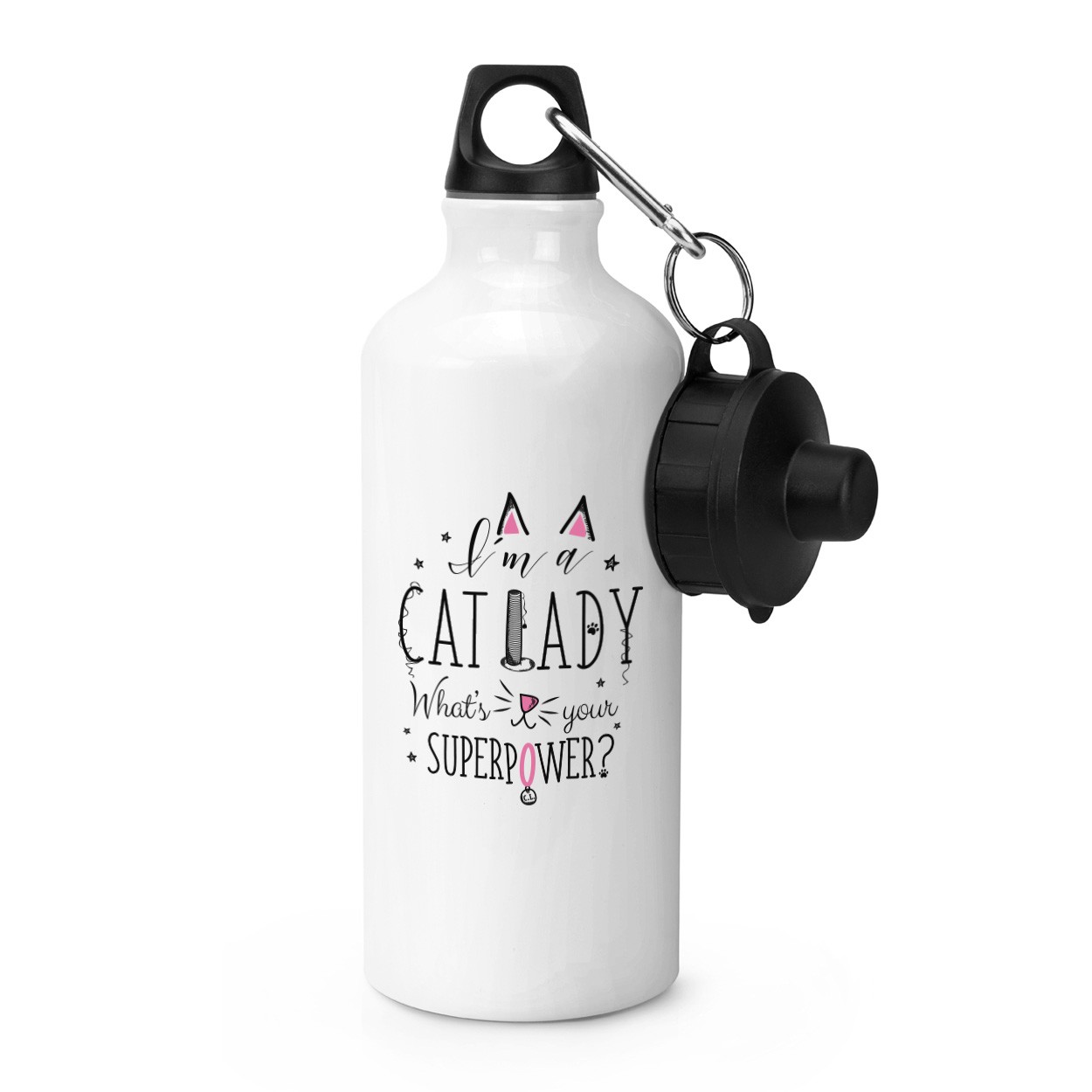 I'm A Cat Lady What's Your Superpower Sports Bottle