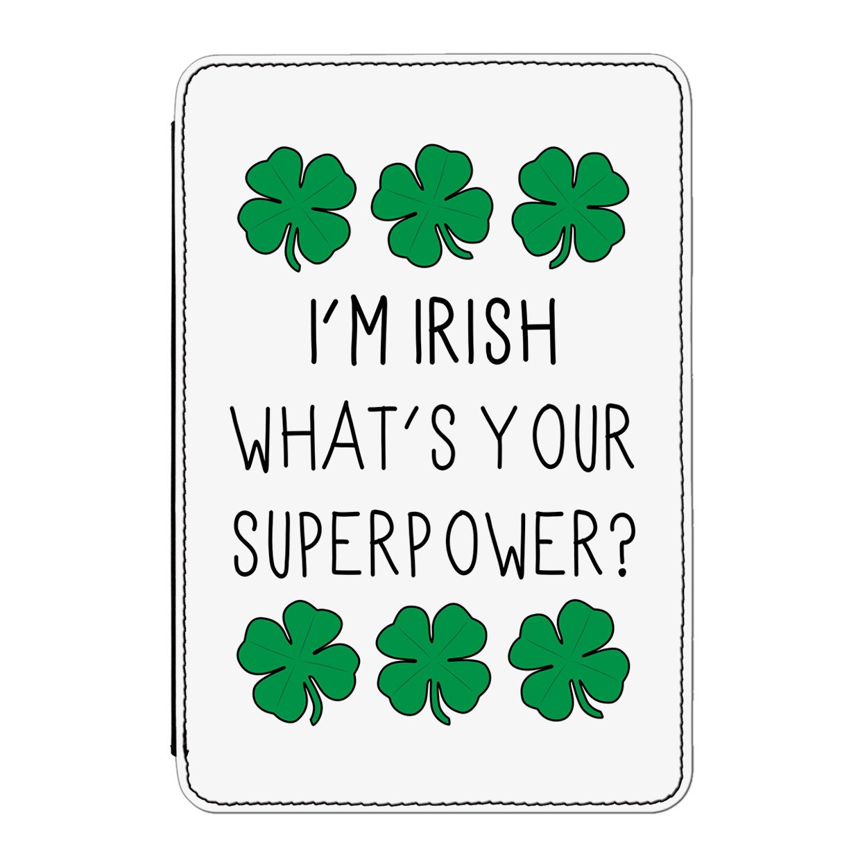 I'm Irish What's Your Superpower Shamrock Case Cover for iPad Mini 1 2 3