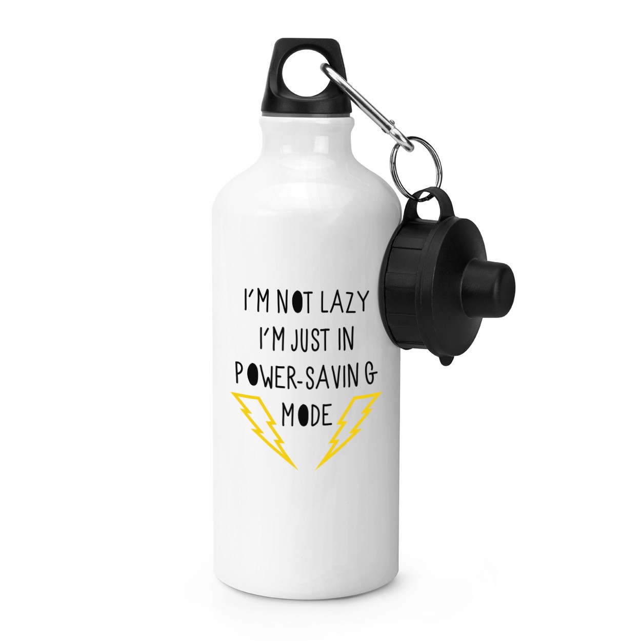 I'm Not Lazy I'm Just In Power Saving Mode Sports Bottle