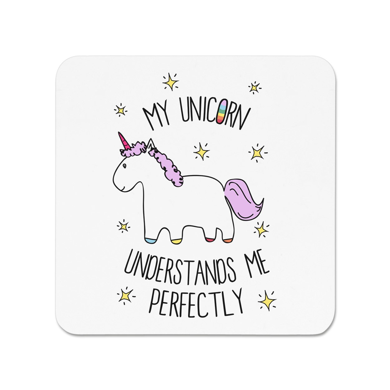 Lila My Unicorn Understands Me Fridge Magnet