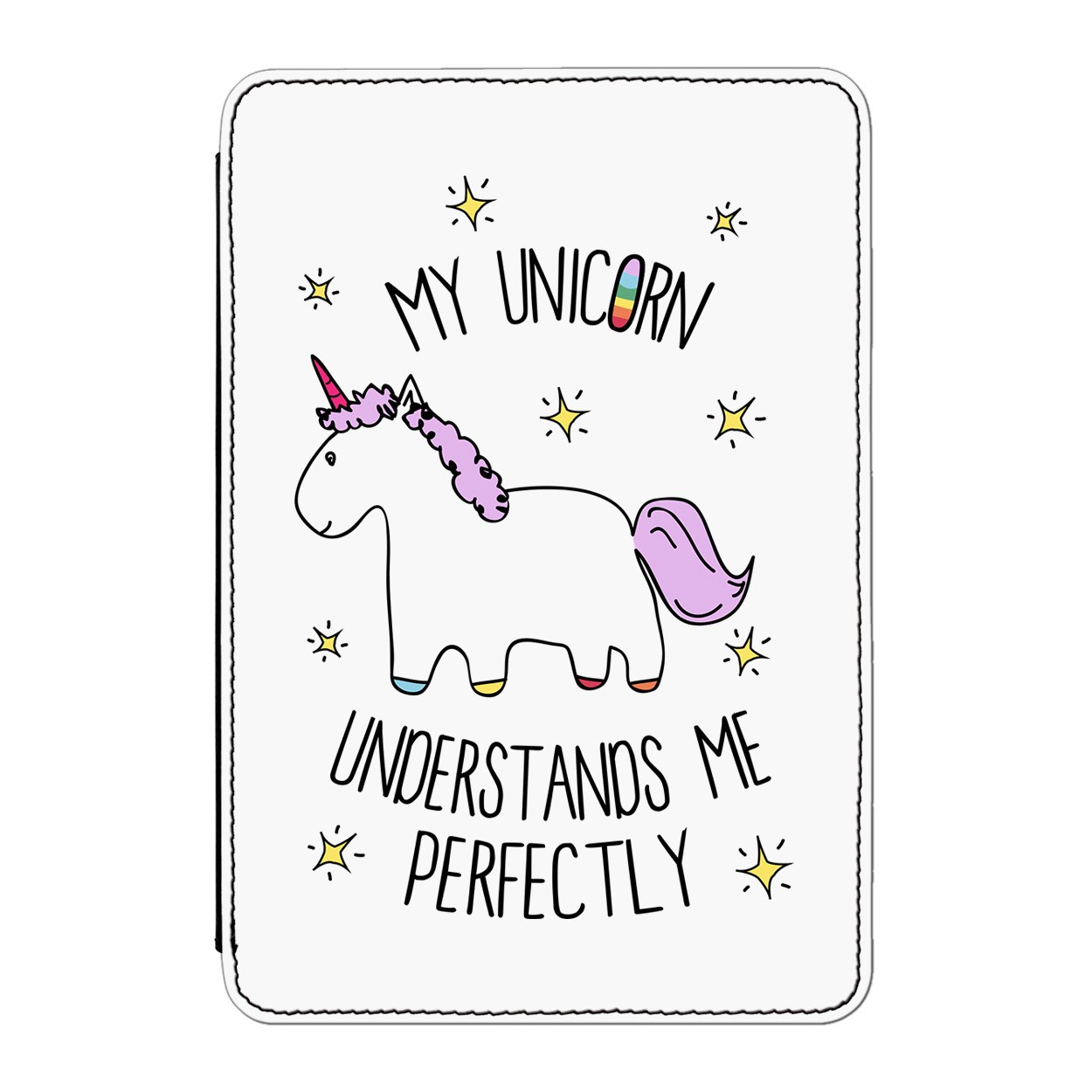 Lila My Unicorn Understands Me Case Cover for Kindle 6" E-reader