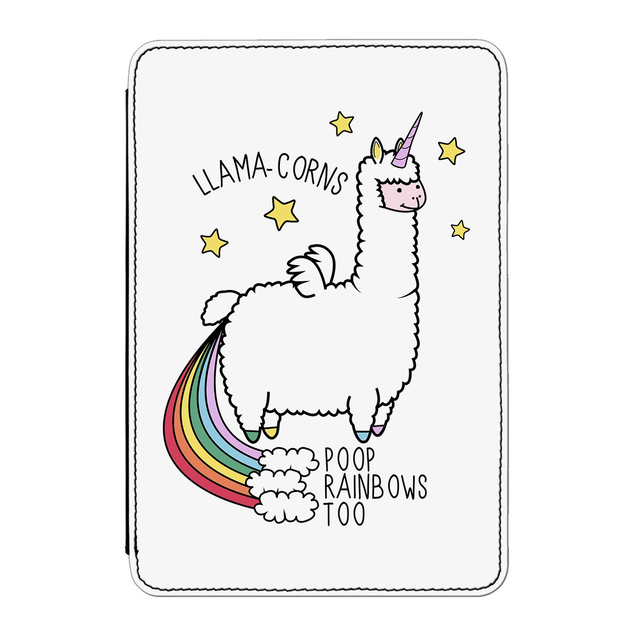 Llama-corns Poop Rainbows Too Case Cover for iPad Mini 1 2 3