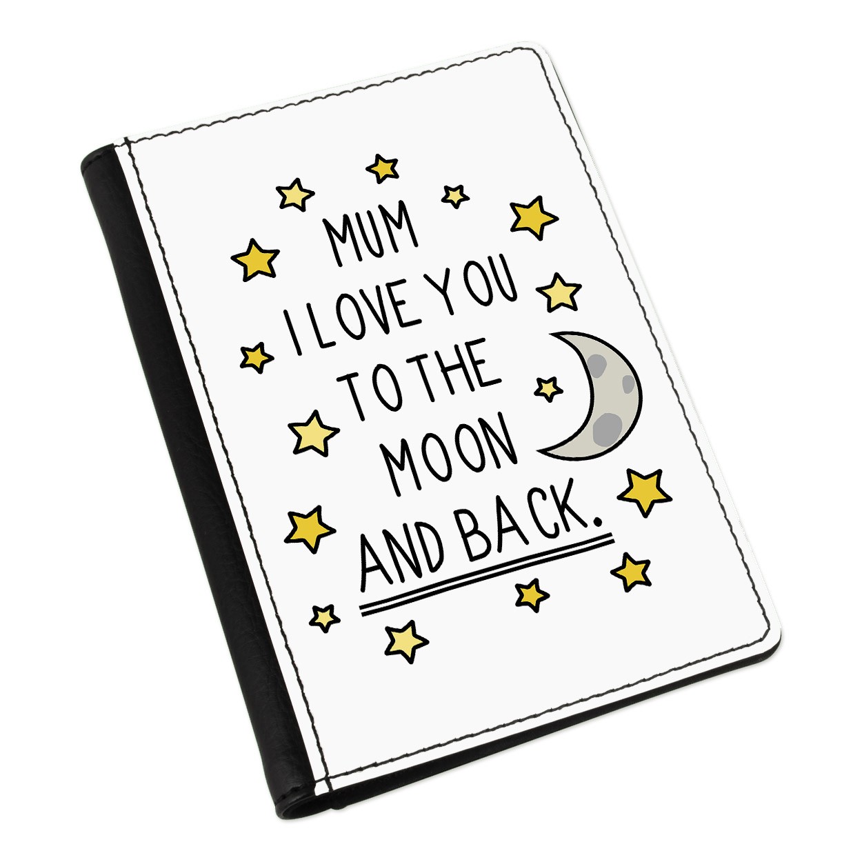 Mum I Love You To The Moon And Back Passport Holder Cover