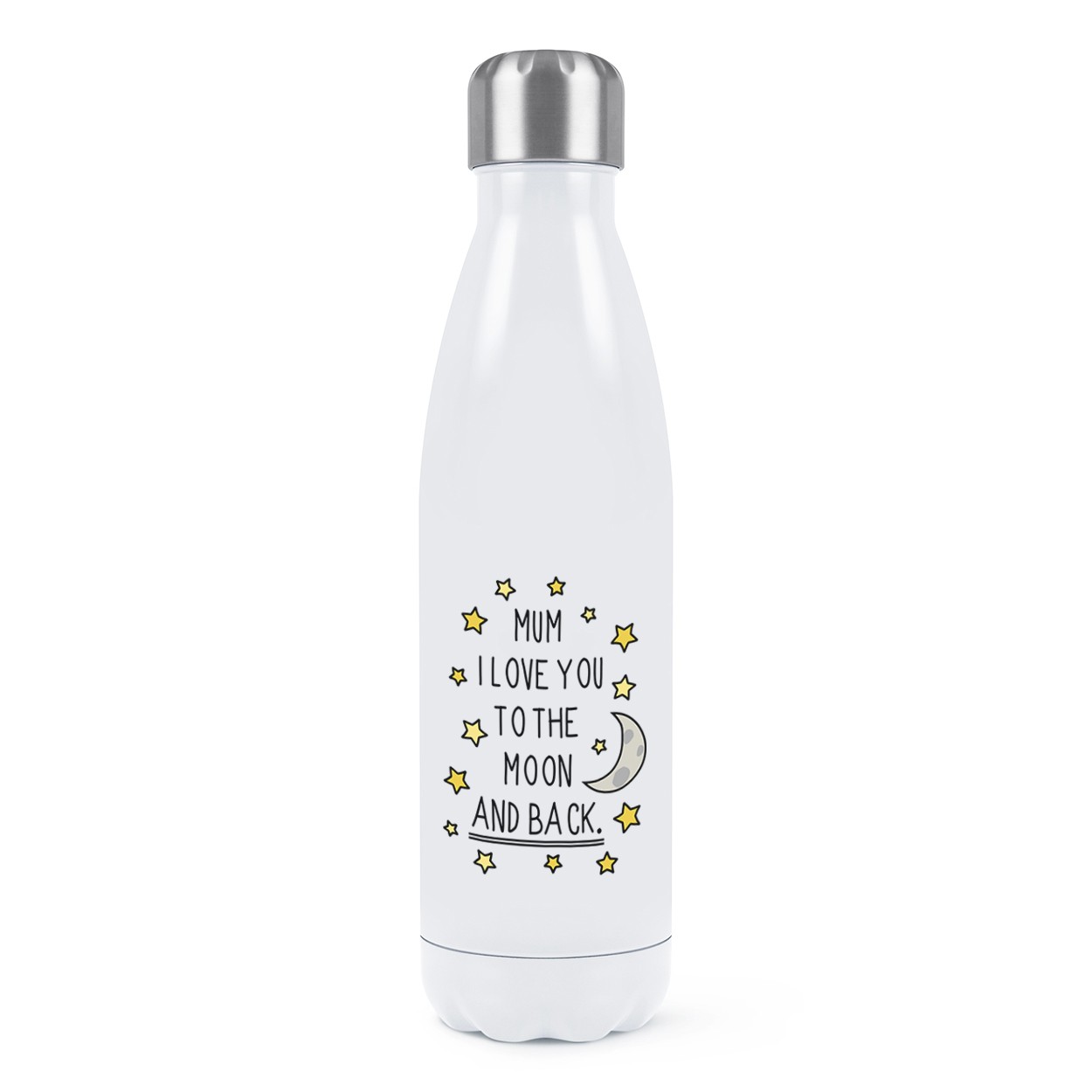 Mum I Love You To The Moon And Back Double Wall Water Bottle