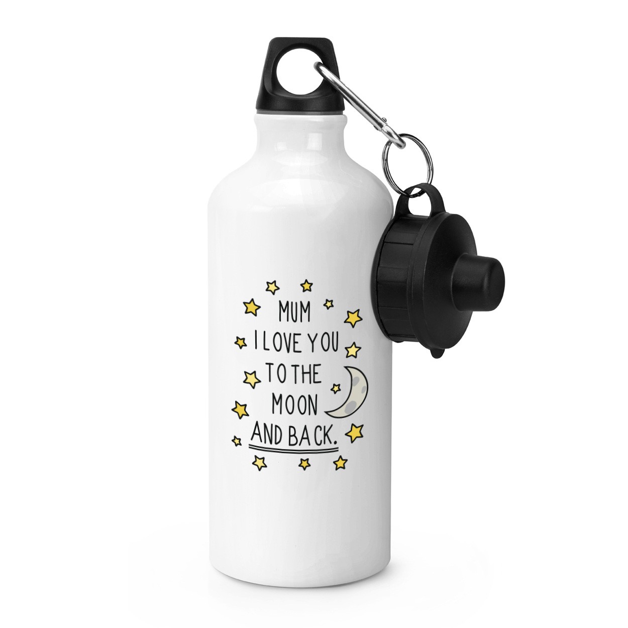 Mum I Love You To The Moon And Back Sports Bottle