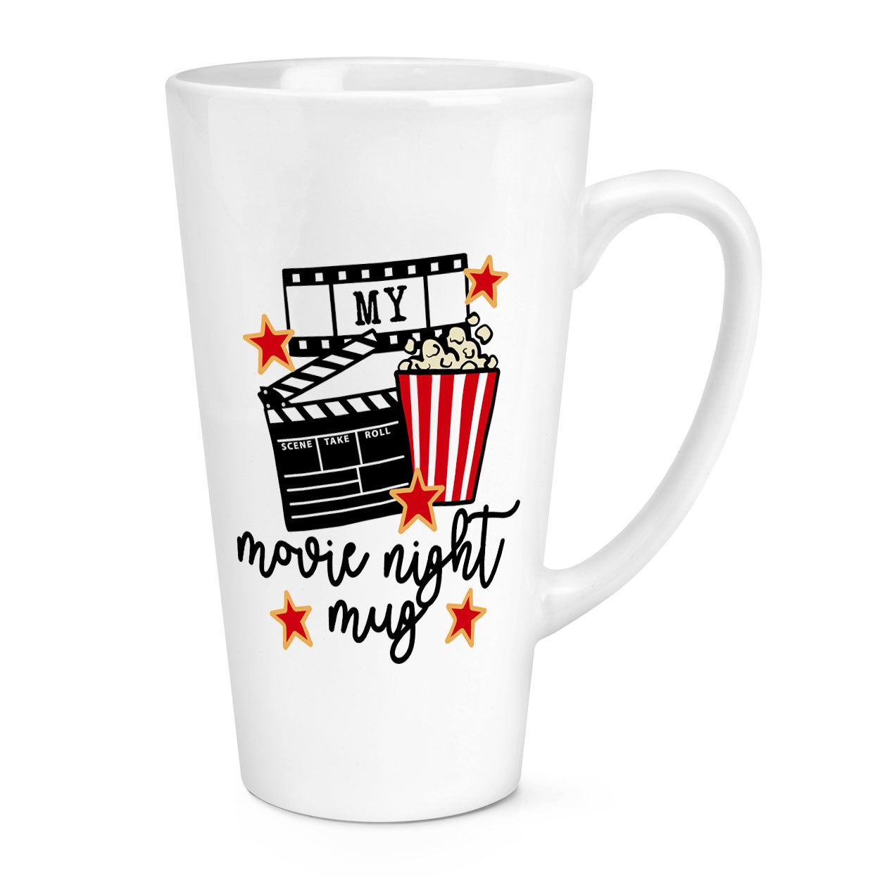 My Movie Night Mug 17oz Large Latte Mug Cup