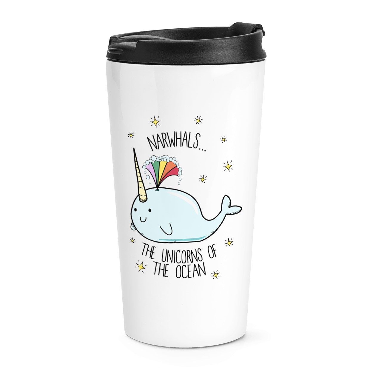 Narwhals The Unicorns Of The Ocean Travel Mug Cup