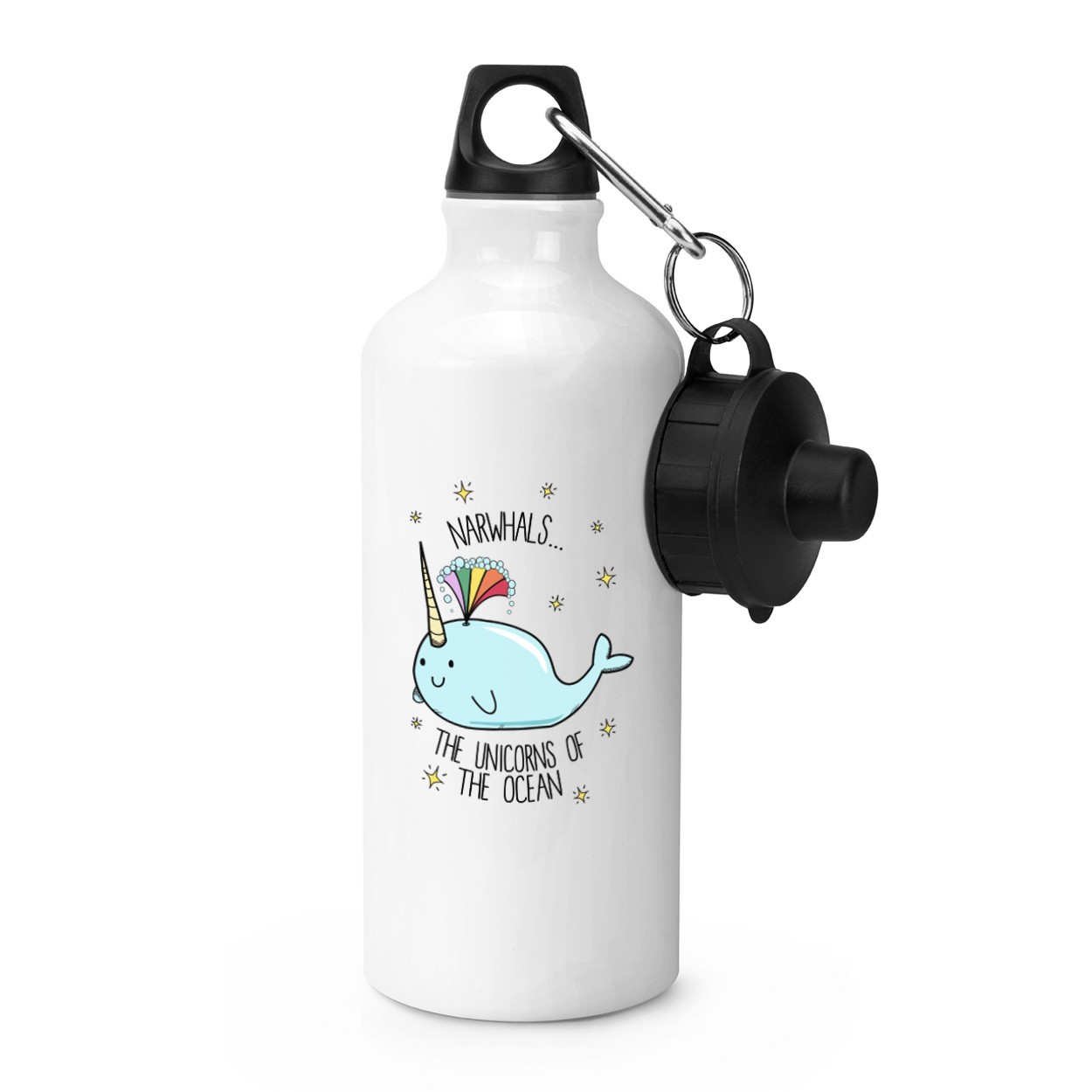 Narwhals The Unicorns Of The Ocean Sports Bottle