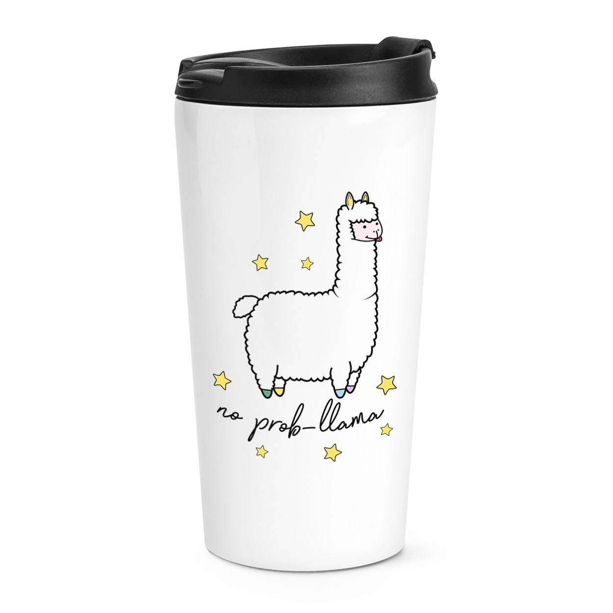 No Prob-Llama Travel Mug Cup