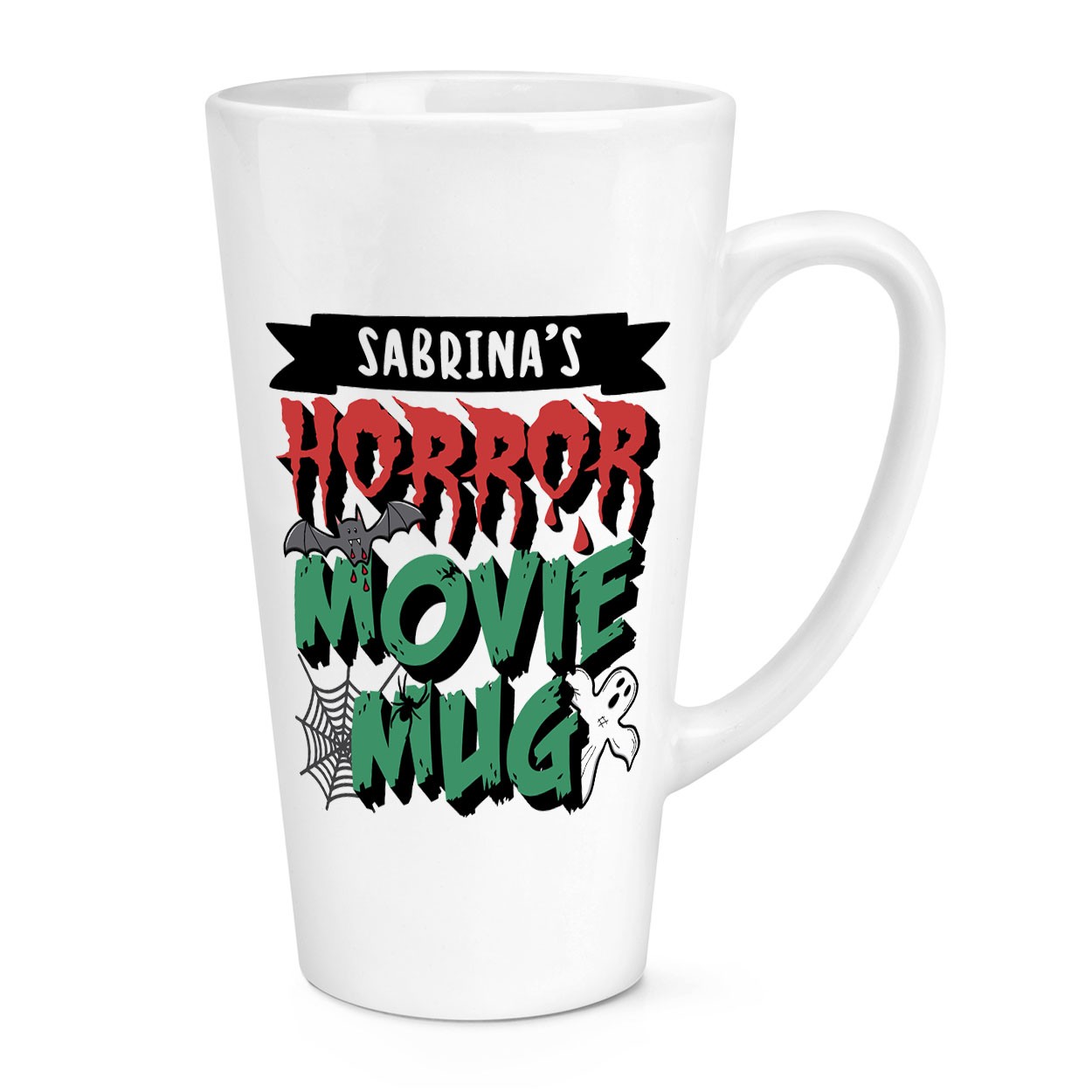 Personalised Horror Movie Mug 17oz Large Latte Mug Cup