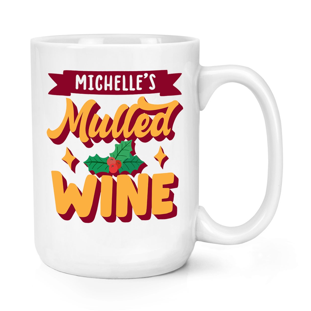 Personalised Mulled Wine 15oz Large Mug Cup